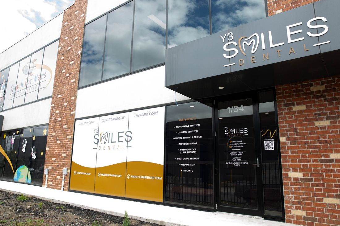 Y3 Smiles Dental shopfront at 34 King William Street, Broadmeadows